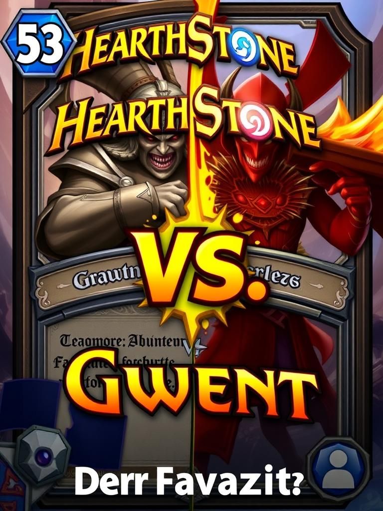 Meistgespielte digitale Kartenspiele in Deutschland: Hearthstone vs. Gwent - Der Favorit?