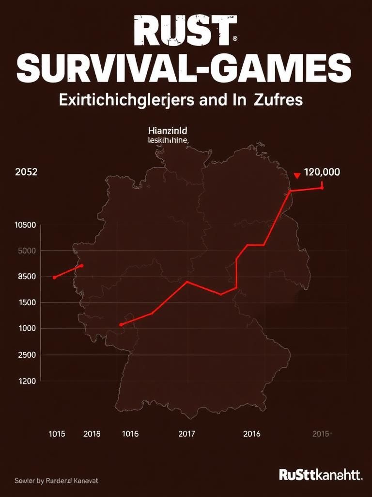 Survival-Spiele in Deutschland: Rusts Popularitätsanstieg der letzten Jahre